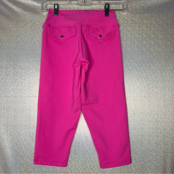 Bia Brazil fitness pants crop neon pink cropped pockets on bum sexy workout gym - Picture 2 of 6